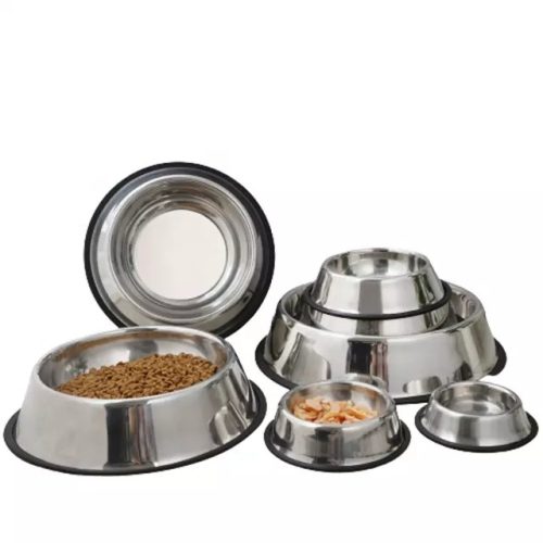 Non Slip Stainless Steel Pet Bowl For Food And Water Custom Logo Non Slip Stainless Steel Pet Bowl For Food And Water Custom Logo