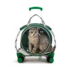 Portable Breathable Clear View Pet Trolley Bag Backpack Carrier With Wheels Portable Breathable Clear View Pet Trolley Bag Backpack Carrier With Wheels
