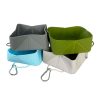Pet Silicone Folding Bowl Rectangular Travel Food Bowl Foldable Bowl
