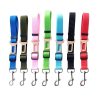 Multi Color Durable Adjustable Dog Seat Belts For Cars Dog Accessories Car Seat Belt