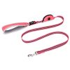 Reflective Padded Nylon Dog Leash With Handle Poop Bag Holder Reflective Padded Nylon Dog Leash With Handle Poop Bag Holder