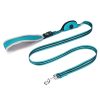 Reflective Padded Nylon Dog Leash With Handle Poop Bag Holder Reflective Padded Nylon Dog Leash With Handle Poop Bag Holder