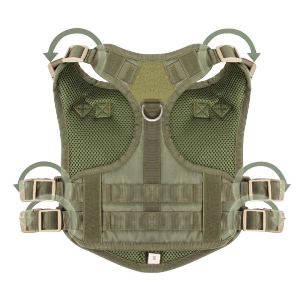 Adjustable Training Tactical Harness For Dogs Working Dog Harness Adjustable Training Tactical Harness For Dogs Working Dog Harness