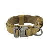 Nylon Tactical Dog Training Collar With Heavy Duty Metal Buckle Nylon Tactical Dog Training Collar With Heavy Duty Metal Buckle