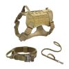 Two Handle Training Dog Leash For Medium And Large Dogs Custom Nylon Tactical Dog Leash Two Handle Training Dog Leash For Medium And Large Dogs Custom Nylon Tactical Dog Leash