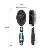 Double Sided Dog Massage Brush Pin Bristle Grooming Brush For All Dogs Double Sided Dog Massage Brush Pin Bristle Grooming Brush For All Dogs