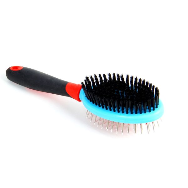 23.7 X 7cm Double Sided Dog Massage Hair Brush Pin Grooming Brush For Dogs 23.7 X 7cm Double Sided Dog Massage Hair Brush Pin Grooming Brush For Dogs