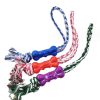 Interactive Durable Dog Knot Rope Bone Dog Teeth Cleaning Toy For Chewers Interactive Durable Dog Knot Rope Bone Dog Teeth Cleaning Toy For Chewers