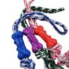 Interactive Durable Dog Knot Rope Bone Dog Teeth Cleaning Toy For Chewers Interactive Durable Dog Knot Rope Bone Dog Teeth Cleaning Toy For Chewers