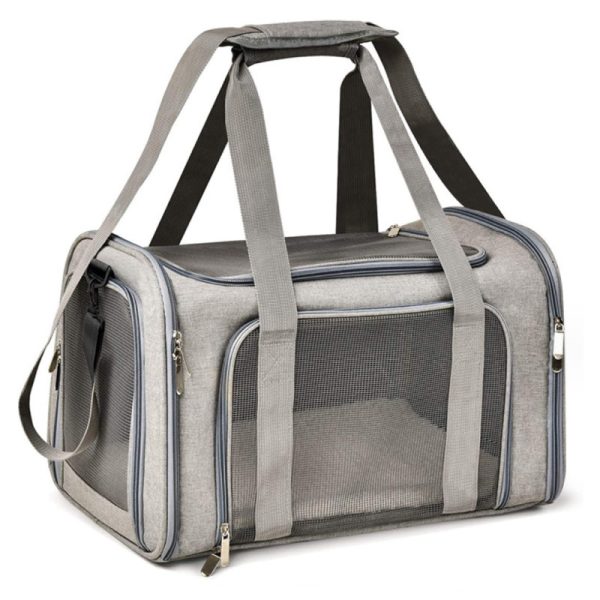 Breathable Pet Travel Carrier Bag Portable Cat Puppy Travel Bag For Comfort And Safety