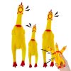 Screaming Chicken Bite Resistant Squeaky Pet Rubber Dog Toy