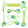 Durable Cotton Rope Toy For Dog Chew Indestructible Puppy Teething Rope Toy Set
