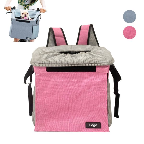 Bike Basket For Dogs Cats Backpack Carrier Removable Folding Pet Bicycle Front Basket Bike Basket For Dogs Cats Backpack Carrier Removable Folding Pet Bicycle Front Basket