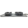 Collapsible Silicone Travel Outdoor Pet Portable Double Travel Water And Food Bowl