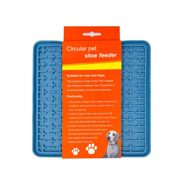 Dishwasher Safe Silicone Collapsible Lick Mat Dog With Suction Cups Dishwasher Safe Silicone Collapsible Lick Mat Dog With Suction Cups
