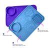 Silicone Dog Slow Feeding Mat Lick Mat For Dogs Cats With Suction Cups