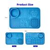 Silicone Dog Slow Feeding Mat Lick Mat For Dogs Cats With Suction Cups