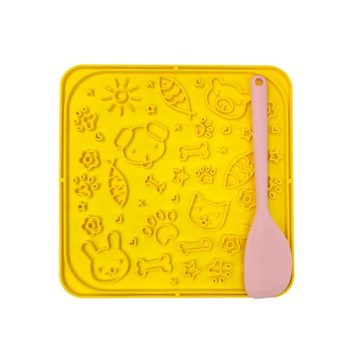 Dog Feeding Lick Mat Square Pet Slow Feeders Anti Gulping Healthy Eating Dog Feeding Lick Mat Square Pet Slow Feeders Anti Gulping Healthy Eating