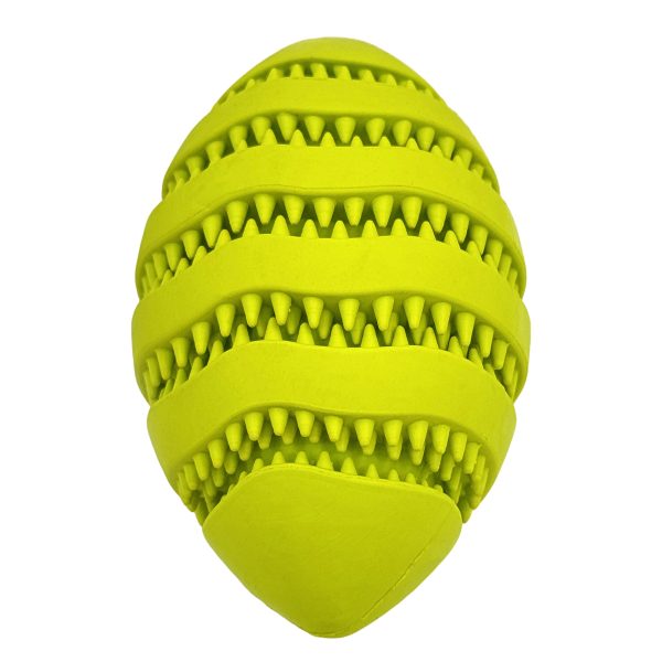Teeth And Gums Rubber Olive Ball Dog Chew Toy Durable Safe