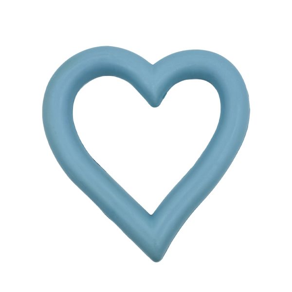 Rubber Pet Toy Heart Shape Durable Chewable Washable A New Playtime Choice For Pets