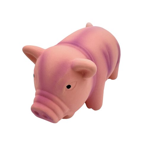 Cute Latex Pig Shape Dog Toy Durable Pet Toy For Chewing And Interactive Play Cute Latex Pig Shape Dog Toy Durable Pet Toy For Chewing And Interactive Play