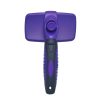 Self Cleaning Dog Brush With Non Slip Handle Removes Loose Hair Tangles Self Cleaning Dog Brush With Non Slip Handle Removes Loose Hair Tangles