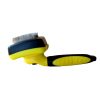 Self Cleaning Dog Brush With Non Slip Handle Removes Loose Hair Tangles Self Cleaning Dog Brush With Non Slip Handle Removes Loose Hair Tangles