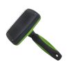 Self Cleaning Dog Brush With Non Slip Handle Removes Loose Hair Tangles Self Cleaning Dog Brush With Non Slip Handle Removes Loose Hair Tangles