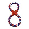 Durable 8 Shaped Dog Rope Toy For Aggressive Chewers Teeth Cleaning Fun Durable 8 Shaped Dog Rope Toy For Aggressive Chewers Teeth Cleaning Fun