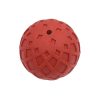Pet Rubber Ball Dog Toy With Hole Durable Fun Teeth Cleaning Pet Rubber Ball Dog Toy With Hole Durable Fun Teeth Cleaning