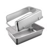 Easy Cleaning Enclosed Cat Litter Box Stainless Steel Non Sticky