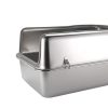 Easy Cleaning Enclosed Cat Litter Box Stainless Steel Non Sticky