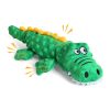 Plush Crocodile Squeaker Dog Toy With Sound Paper Airbag Relieves Anxiety Plush Crocodile Squeaker Dog Toy With Sound Paper Airbag Relieves Anxiety