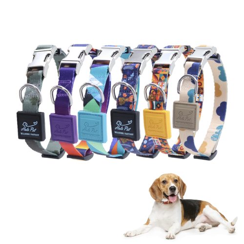 Nylon Pet Collar With Metal Buckle Durable Adjustable Ideal For All Pets Nylon Pet Collar With Metal Buckle Durable Adjustable Ideal For All Pets