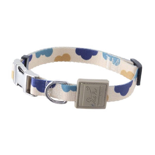 Nylon Pet Collar With Metal Buckle Durable Adjustable Ideal For All Pets Nylon Pet Collar With Metal Buckle Durable Adjustable Ideal For All Pets