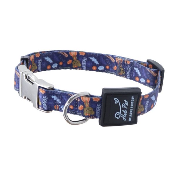 Nylon Pet Collar With Metal Buckle Durable Adjustable Ideal For All Pets Nylon Pet Collar With Metal Buckle Durable Adjustable Ideal For All Pets