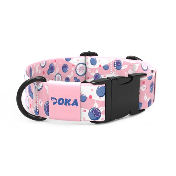 Colorful Nylon Dog Collar Adjustable Durable Lightweight Pet Collar For All Dogs