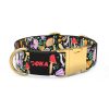 Colorful Nylon Dog Collar Adjustable Durable Lightweight Pet Collar For All Dogs