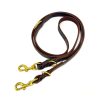 Multifunctional Genuine Leather Dog Leash Adjustable Durable Versatile