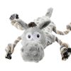 Interactive Donkey Plush Dog Toy Squeaky Tug Of War Chew Toy For Puppies Dogs Interactive Donkey Plush Dog Toy Squeaky Tug Of War Chew Toy For Puppies Dogs