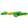 Large Alligator Plush Dog Toy Squeaky Crinkle Chew Toy With Tug Of War Handle