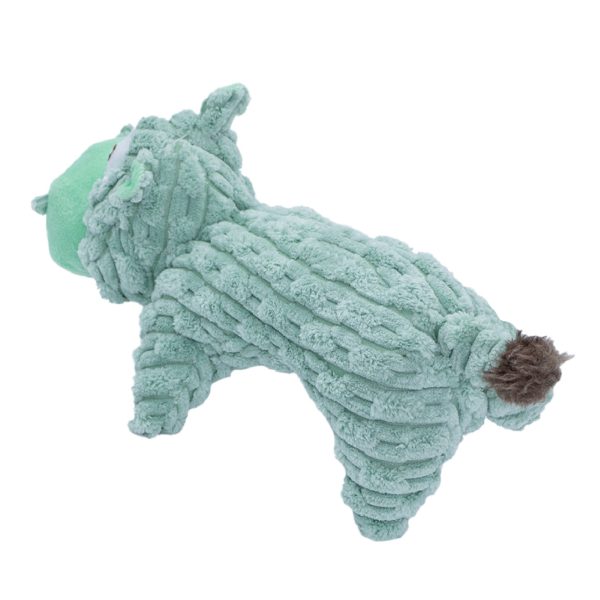 Green Hippo Plush Squeaky Dog Toy Soft Chew Tug Play Toy For Small To Large Dogs Green Hippo Plush Squeaky Dog Toy Soft Chew Tug Play Toy For Small To Large Dogs