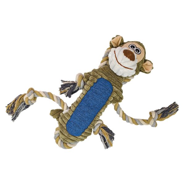 Funny Monkey Plush Squeaky Dog Toy Soft Chew Tug Play For Small To Large Dogs Funny Monkey Plush Squeaky Dog Toy Soft Chew Tug Play For Small To Large Dogs