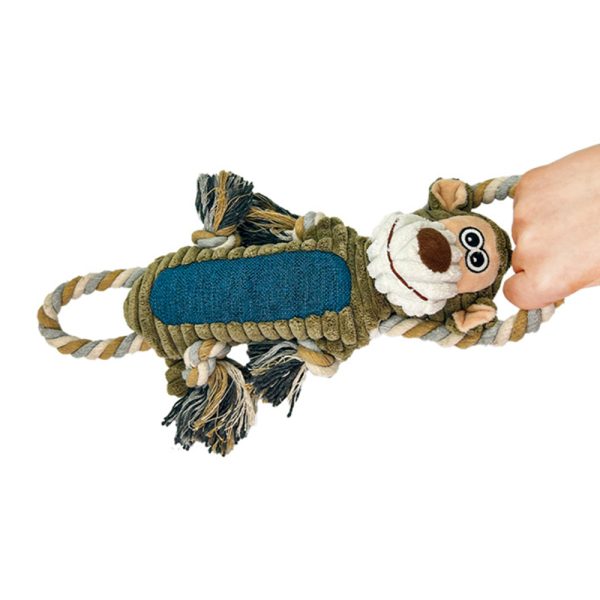 Funny Monkey Plush Squeaky Dog Toy Soft Chew Tug Play For Small To Large Dogs Funny Monkey Plush Squeaky Dog Toy Soft Chew Tug Play For Small To Large Dogs