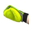 Pet Hair Remover Glove Grooming Deshedding Massage Bathing Mitt For Dogs Cats