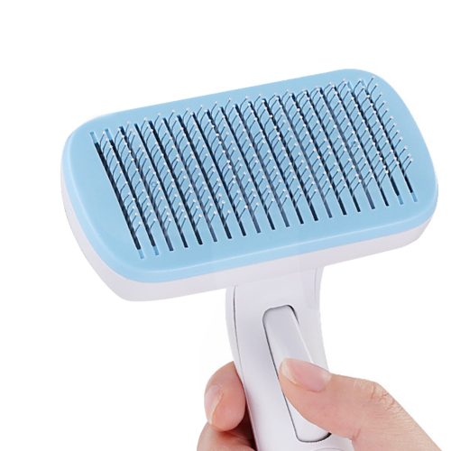 Pet Self-Cleaning Brush For Dogs Cats One Button Hair Remover For Long Short Hair Pet Self-Cleaning Brush For Dogs Cats One Button Hair Remover For Long Short Hair