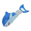 Interactive Shark Plush Dog Toy Squeaky Durable Chew Toy For Large Small Dogs Interactive Shark Plush Dog Toy Squeaky Durable Chew Toy For Large Small Dogs