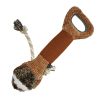 Dog Plush Toy Indestructible Squeaky Tug With Cotton Crinkle Paper Dog Plush Toy Indestructible Squeaky Tug With Cotton Crinkle Paper