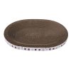 Cat Scratcher Pad Oval Bed Corrugated Cardboard Lounge Furniture Protector