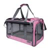 Premium Soft-Sided Pet Carrier For Large Medium Cats And Dogs Travel Safe Secure